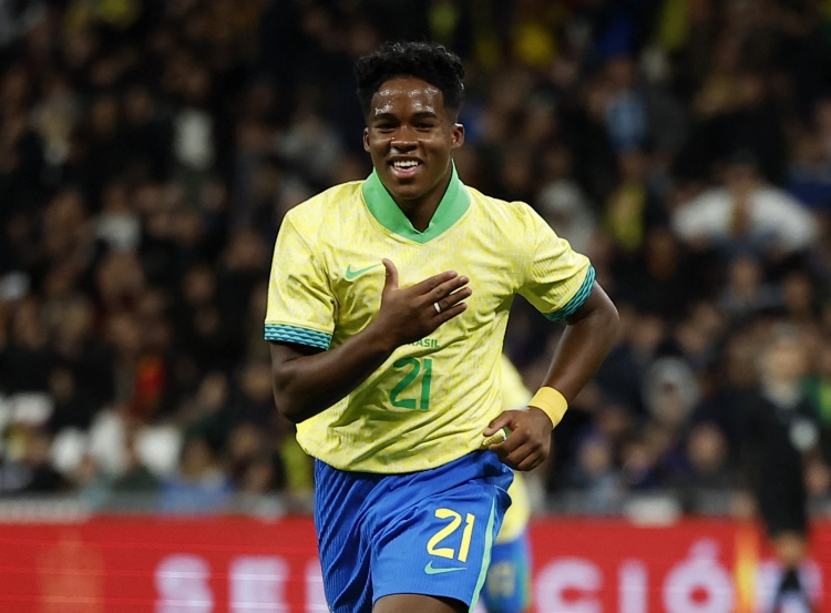 开云电子-安切洛蒂时代巴西球员参与进球用时排行榜：恩德里克14分钟最少