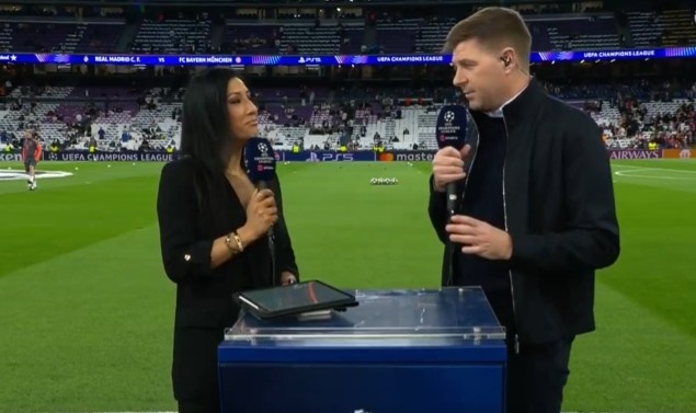 开云电子-杰拉德：皇马球员到了欧冠就能提升表现，预测主场2-1拜仁